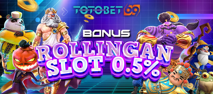 Bonus Rollingan Slot Terbesar 0.5%